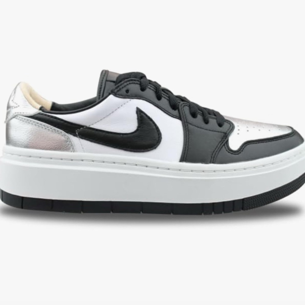 NIKE Jordan Air Elevate - Black and Silver Women's Sneakers